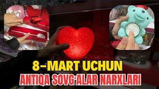 Xorazmda 8-mart uchun romatik sovgʻalar narxlari. Urganch Univermagi