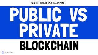 Public vs Private Blockchain | Difference Between Public and Private Blockchain