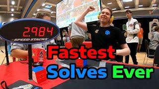 TOP 20 FASTEST RUBIK'S CUBE SOLVES IN HISTORY!