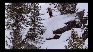 That was not a real powder landing (aka knee in the face in slo-mo)