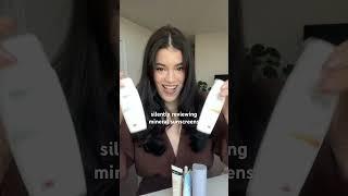 silently reviewing mineral sunscreens!