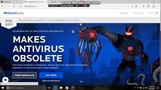 Install Malwarebytes on windows 10 and scanning