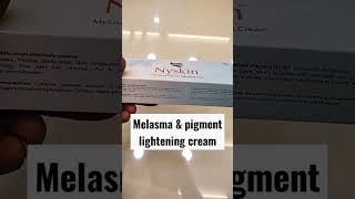 Nyskin Cream #melasma #lightening #hussainpharmacist