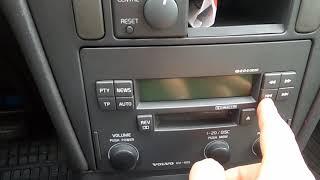 Volvo S40 V40 HU-405 unlock code Вольво разблокировка магнитолы радио