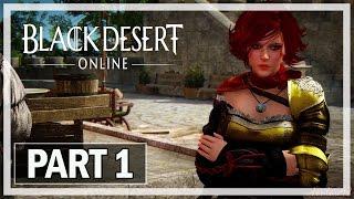 Black Desert Online Walkthrough Part 1 Sorceress - Let's Play Gameplay