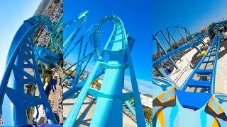 Every Roller Coaster At SeaWorld San Diego Front Seat POV 2023