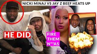 Nicki Minaj vs Jay Z Beef Heats Up, “Eminem, 50 Cent Did” Fans React To Fmr Diddy Artist Claims