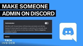 How to Make Someone Admin on Discord | Tech Insider