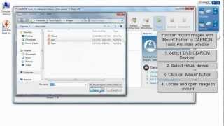 How to mount image with DAEMON Tools Pro v.5.1