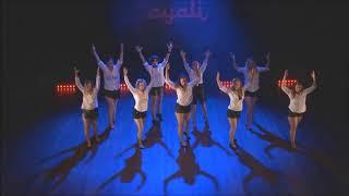 Burlesque fusion Coming back as a man, with Maria's students at Layali, Sweden 2016