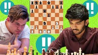 Crazy Gukesh Dommaraju vs Magnus Carlsen 46