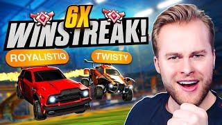 ROY & TWISTY MET DE WINSTREAK!  - Rocket League Ranked (Nederlands)