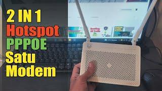 HOTSPOT AND PPPOE ON HUAWEI MODEM