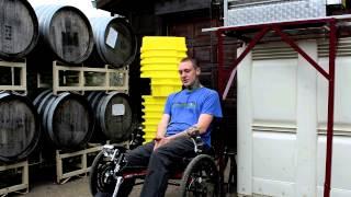 Gresser Vineyard:  Pedal powered wine.