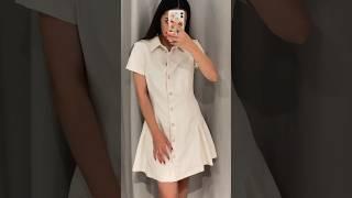 Zara dress  try on #dress #haul #zaradress #outfitideas