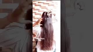claw clip hair style #shortvideo #hairstyle #easyhairstyle