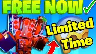 GETTING Hyper Upgraded Titan Speakerman FOR FREE  (NO ROBUXS USED) | Toilet Tower Defense