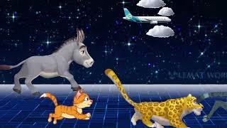 WILD Animal Stampede CHAOS in 3D Cartoon Animation!