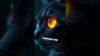 How Cats See in the Dark: Night Vision Unveiled #shorts