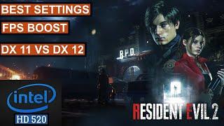 Resident Evil 2 Performance Optimization | Intel HD 520