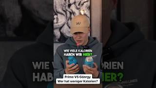 PRIME VS GÖNRGY- Welches Getränk hat weniger Kalorien?  #shorts