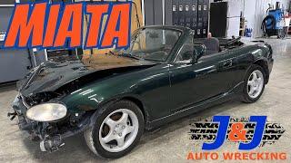 2000 Mazda Miata Part Out: J & J Auto Wrecking Test Video Stock # RYMA159