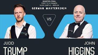 German Masters 2024, quarterfinals, John Higgins - Judd Trump, full match