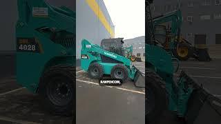 Сможет ли этот мини-погрузчик загрузить самосвал? Конечно сможет!
