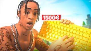 J'ai testé le CLAVIER le PLUS CHER du MONDE sur Fortnite...