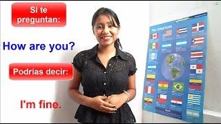 SALUDOS Y DESPEDIDAS EN INGLES  (CONVERSATION-Hello/How are you and Good Bye)  #EasyEnglishTv 