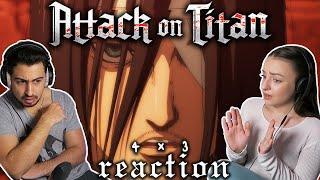 Attack on Titan 4x3 REACTION! | "The Door of Hope"