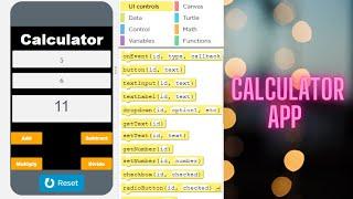 how to create calculator in app lab in code.org