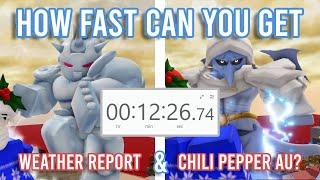 [YBA] How Fast Can You Get Weather Report & Chili Pepper AU?