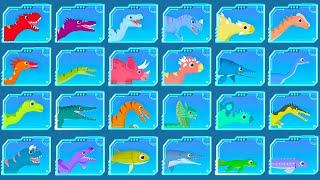 24 DINOSAURS: T-REX, SPINOSAURUS, TRICERATOR, CERATOSAURUS, STEGOSAURUS V.V.V...| DINO KING 211119