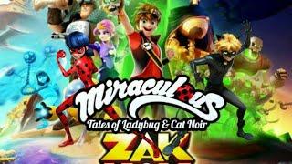 MIRACULOUS tales of laddybug cat noir and zak storm my two favorite cartoons