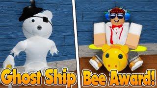 КАК ПОЛУЧИТЬ GHOST SHIP И BEE AWARD! В ПИГГИ РП #ROBLOX