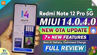 Redmi Note 12 Pro 5g New MIUI 14.0.4.0 Update Full Features Review | Redmi Note 12 Pro 5g New Update