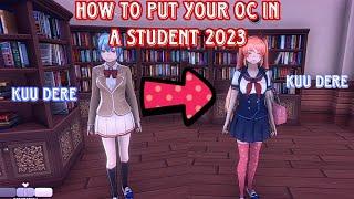 How to put your Oc on a Student 2023 Tutorial /Yandere Simulator #tutorial #game #yanderesimulator