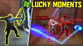 50 Ridiculously Lucky Moments in VALORANT