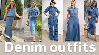 Denim outfits are a modern enduring trend