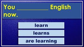 Basic Grammar Quiz - Present Simple and Present Continuous