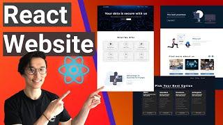 Build a responsive website in React using Styled Components - Intermediate React Project