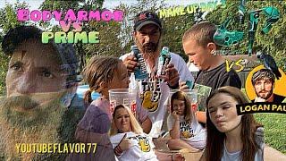 PRIME vs Dude Perfect Body Armor 30 Days Make Up 3 (youtube Flavor 77)