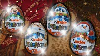 ASMR Unpacking kinder surprise eggs