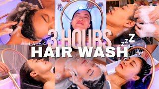 ASMR 3Hours Hair Wash Compilation Melt Away your stress with the ultimate relaxation