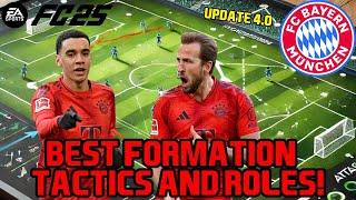 *Update 4.0* BEST FC Bayern Munchen Formation, Tactics and Instructions   EA FC 25