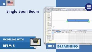 Modeling with RFEM 5 | 001 Single Span Beam