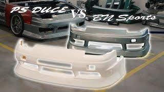 180sx Front Bumper Comparison | PS Duce vs BN Sports