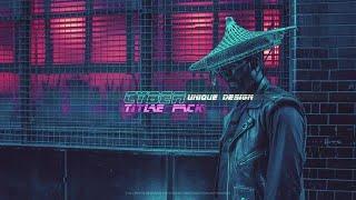 Cyberpunk Title Pack Motion Graphics Templates