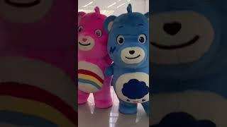 rainbow bear inflatable mascot costume